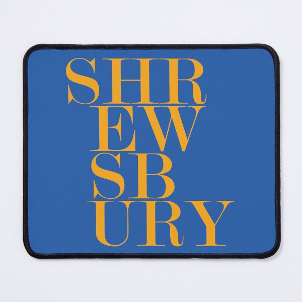 Item preview, Shrewsbury UK Town Typography Minimalist Artwork designed and sold by kakarikihill.