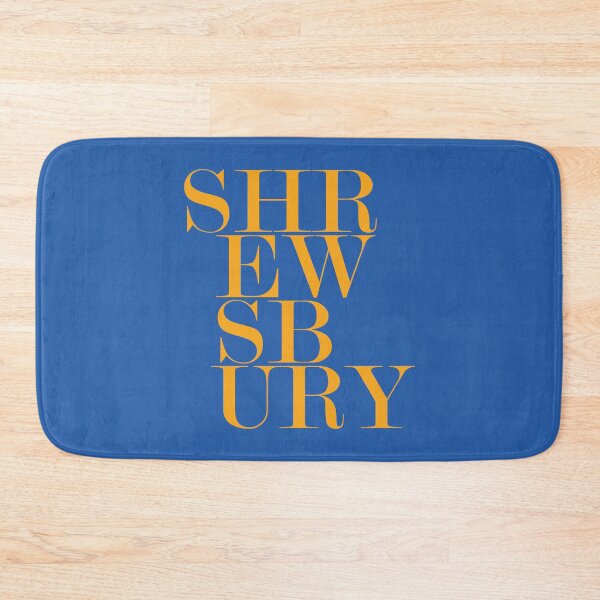 Item preview, Shrewsbury UK Town Typography Minimalist Artwork designed and sold by kakarikihill.