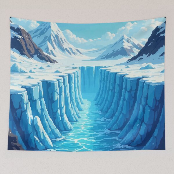 Item preview, Pixel Ice The Glacier's Tale designed and sold by NaturePixel.
