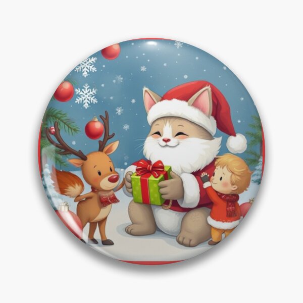 Item preview, Christmas Cat, Tree, and Friends: A Gift Opening designed and sold by RyoSaeba90.