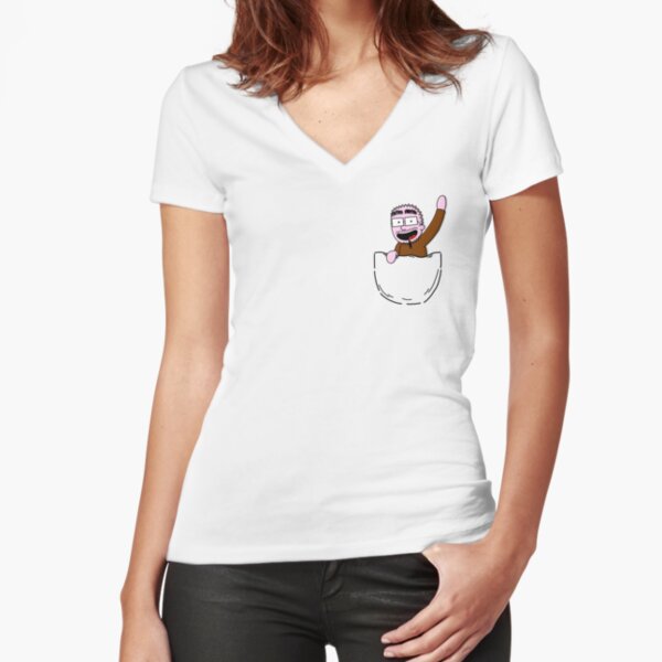 Fitted V-Neck T-Shirt