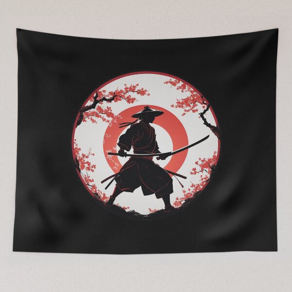 Item preview, samurai under the sakuras designed and sold by D-dreams.