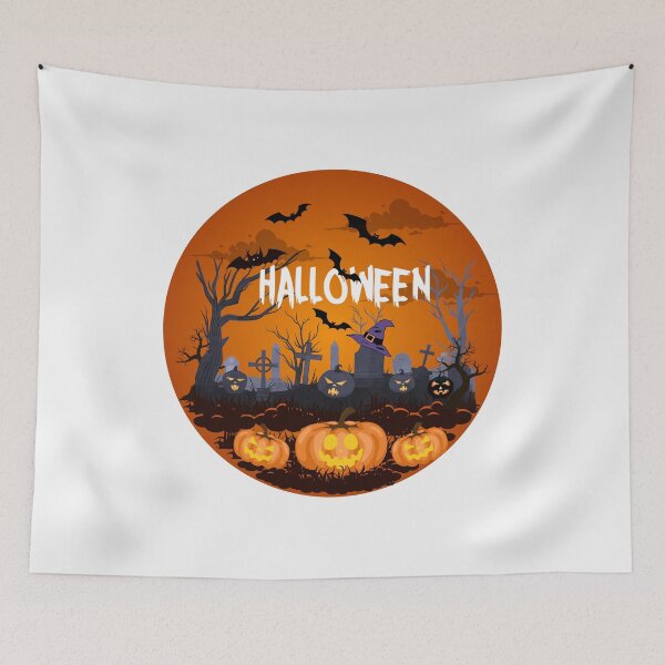 Item preview, Halloween at cemetery designed and sold by dans980.