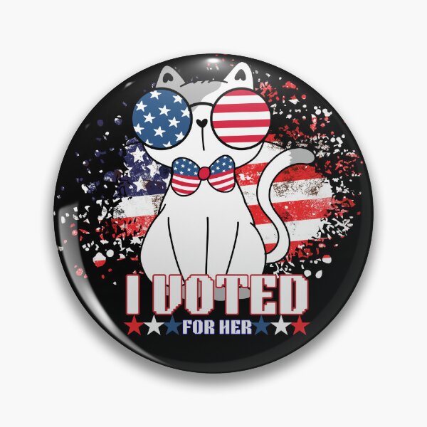 Item preview, I Voted For Her Cat Lady designed and sold by Life Is Beautiful.