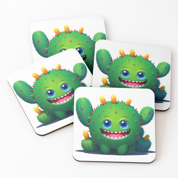 Item preview, Chubby Cheerful Cactus Monster designed and sold by Rothnaric.