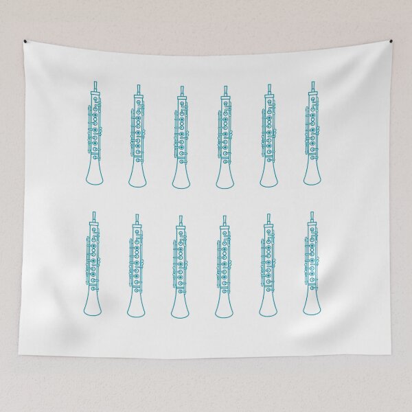 Item preview, Oboe Sticker pack in Aqua designed and sold by Ric1926.