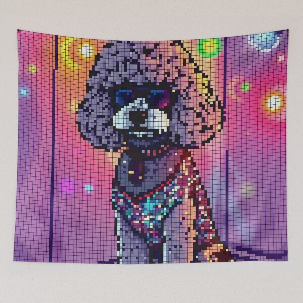 Item preview, Pixel Poodle A Retro Flair designed and sold by NaturePixel.