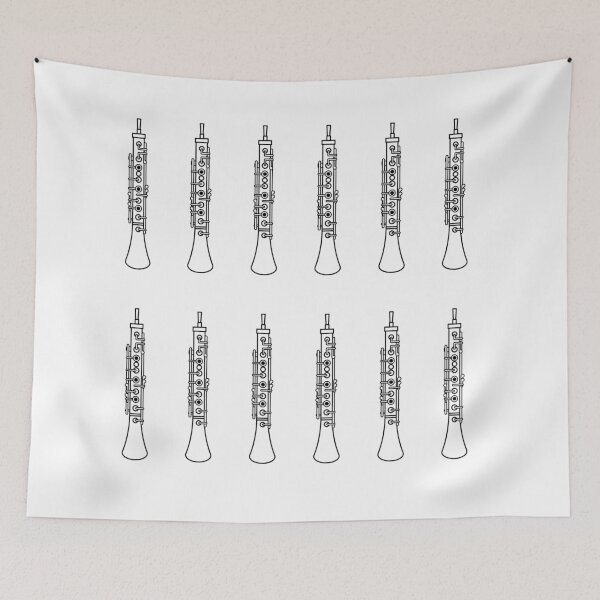 Item preview, Oboe Sticker pack in Black designed and sold by Ric1926.