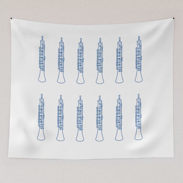 Item preview, Oboe Sticker pack in Blue designed and sold by Ric1926.