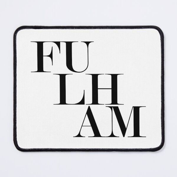 Item preview, Fulham London UK Typography Minimalist Patriotic Travel Souvenir designed and sold by kakarikihill.