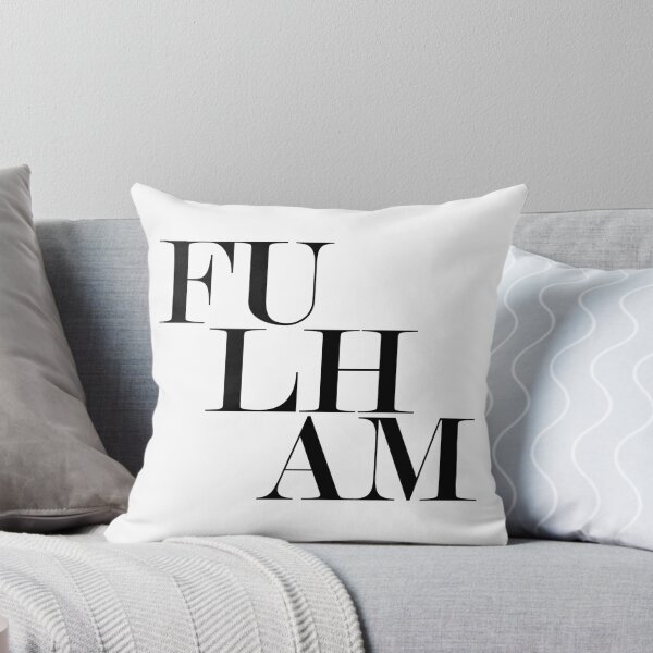 Item preview, Fulham London UK Typography Minimalist Patriotic Travel Souvenir designed and sold by kakarikihill.