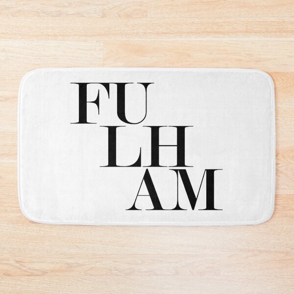 Item preview, Fulham London UK Typography Minimalist Patriotic Travel Souvenir designed and sold by kakarikihill.