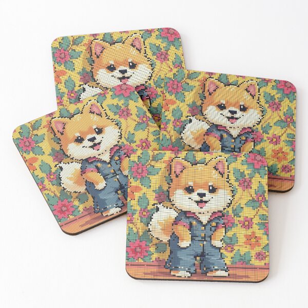 Item preview, Pixel Pomeranian Groove designed and sold by NaturePixel.
