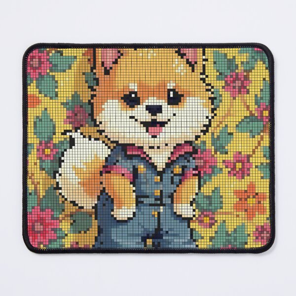 Item preview, Pixel Pomeranian Groove designed and sold by NaturePixel.
