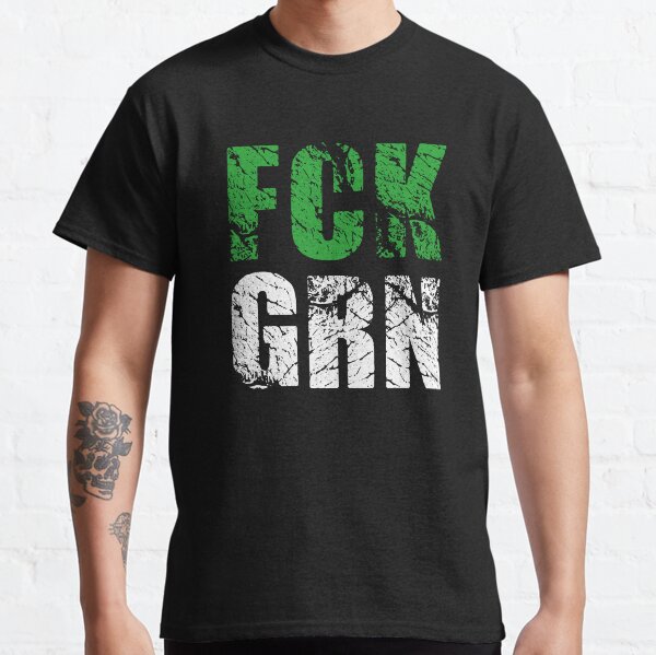 Vista previa del artículo con la obra «FCK GRN logotipo logotipo símbolo letras », diseñado y vendido por artversium.