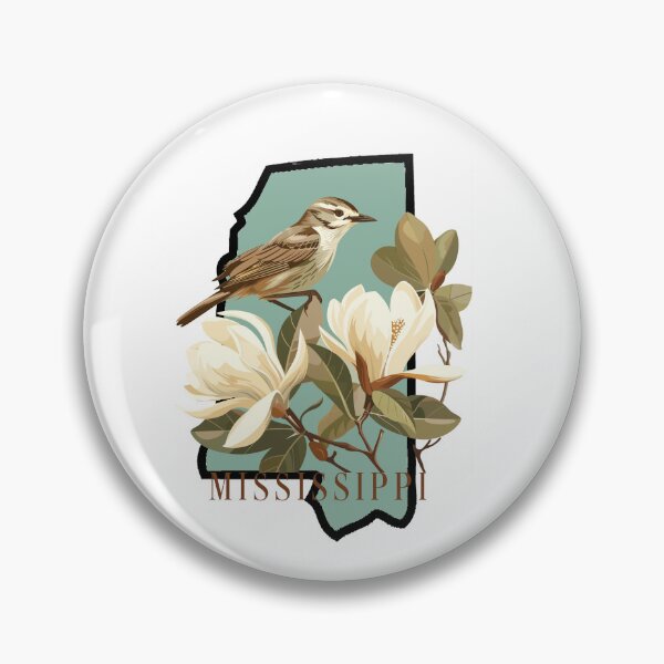 Item preview, Mississippi State Bird and Flower designed and sold by adventurehaven.