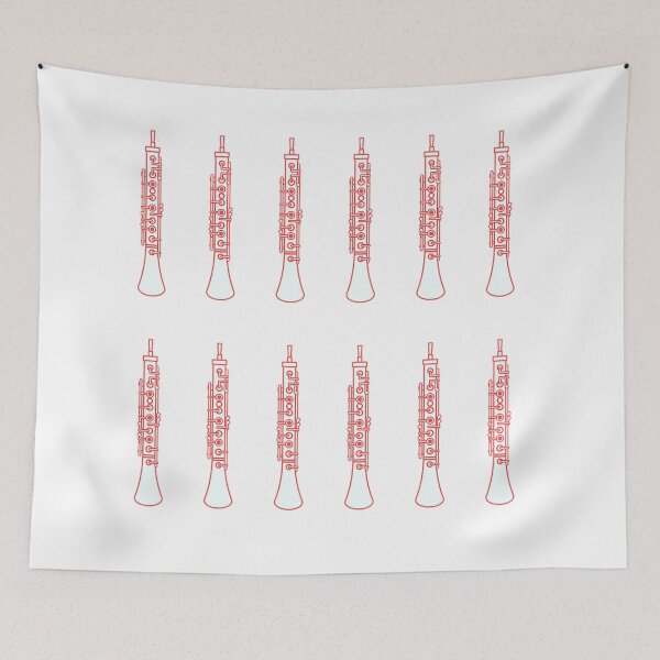 Item preview, Oboe Sticker pack in Red designed and sold by Ric1926.