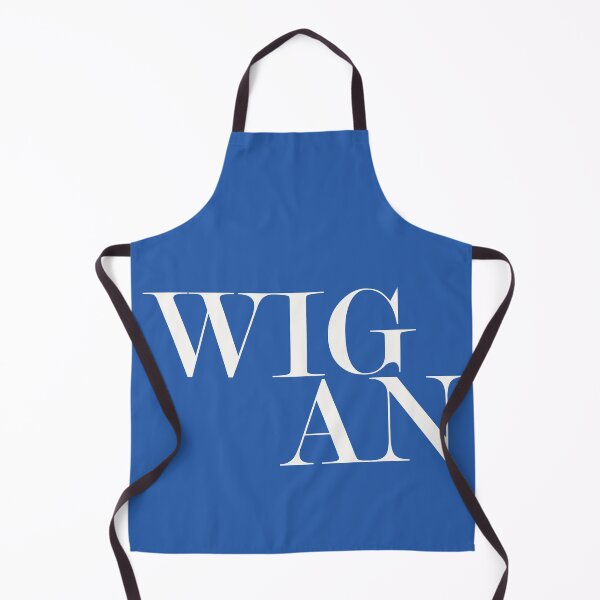 Item preview, Wigan UK City Typography Minimalist Patriotic Travel Souvenir designed and sold by kakarikihill.