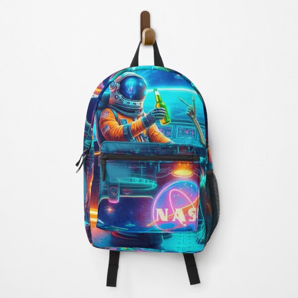 Item preview, A relaxed astronaut and an alien drinking a space beer designed and sold by Mahilis.