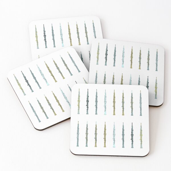 Item preview, Oboe Sticker pack in variety of colours designed and sold by Ric1926.