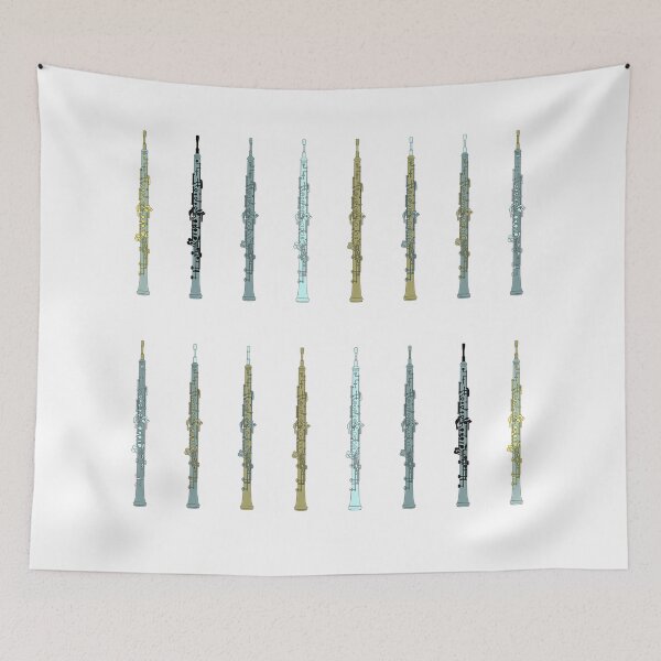 Item preview, Oboe Sticker pack in variety of colours designed and sold by Ric1926.