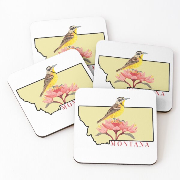 Item preview, Montana State bird and Flower designed and sold by adventurehaven.