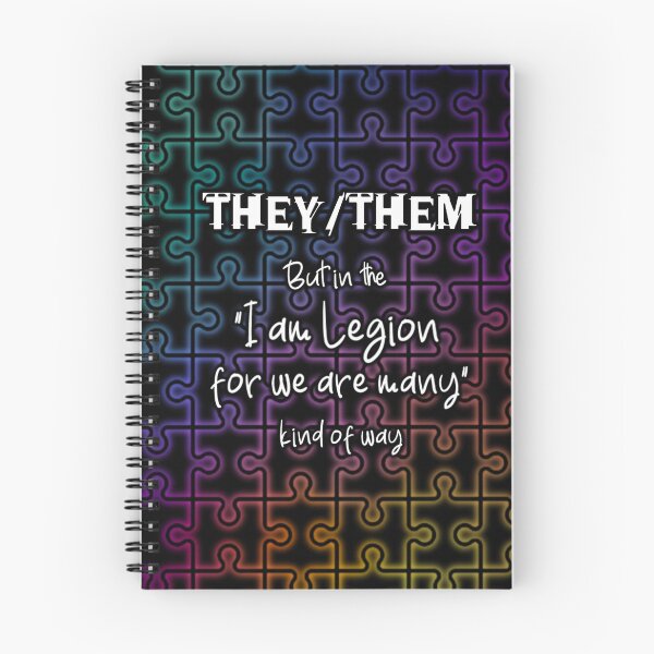 Item preview, They Them Pronouns Legion Dissociative Identity Disorder designed and sold by PhyrexiaB.