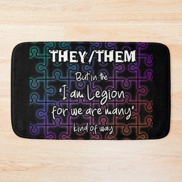 Item preview, They Them Pronouns Legion Dissociative Identity Disorder designed and sold by PhyrexiaB.