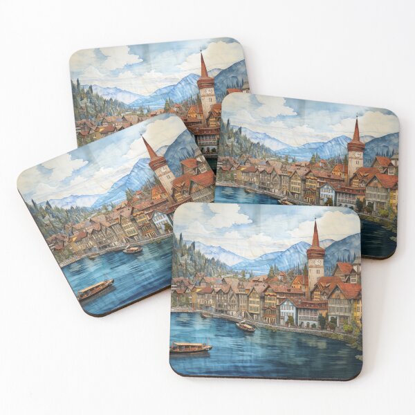 Item preview, The Charming City of Luzern #1 designed and sold by Anuchartl.