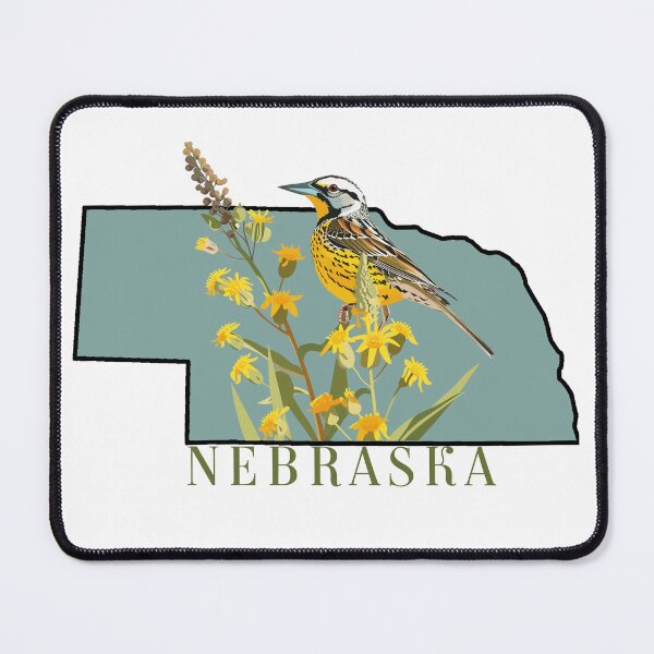 Item preview, Nebraska State Bird and Flowers designed and sold by adventurehaven.
