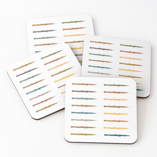 Item preview, Copy of Oboe Sticker pack in Assorted Colours designed and sold by Ric1926.