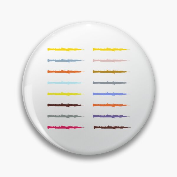 Item preview,  Copy of Oboe Sticker pack in Assorted Colours 2 designed and sold by Ric1926.