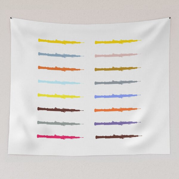 Item preview,  Copy of Oboe Sticker pack in Assorted Colours 2 designed and sold by Ric1926.