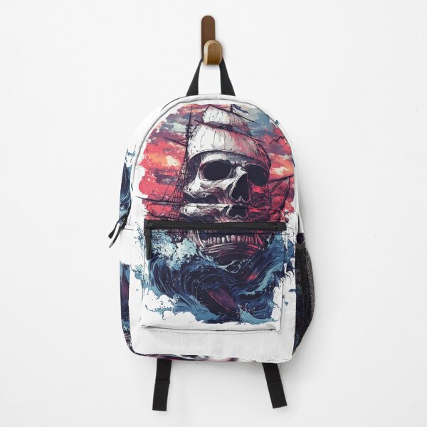 Item preview, fierce pirate skull designed and sold by Natthiya Minimal.