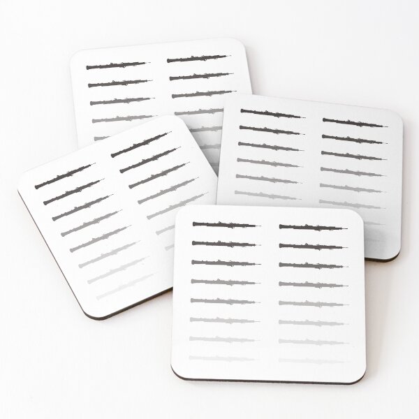 Item preview, Oboe Sticker pack in Assorted Black designed and sold by Ric1926.