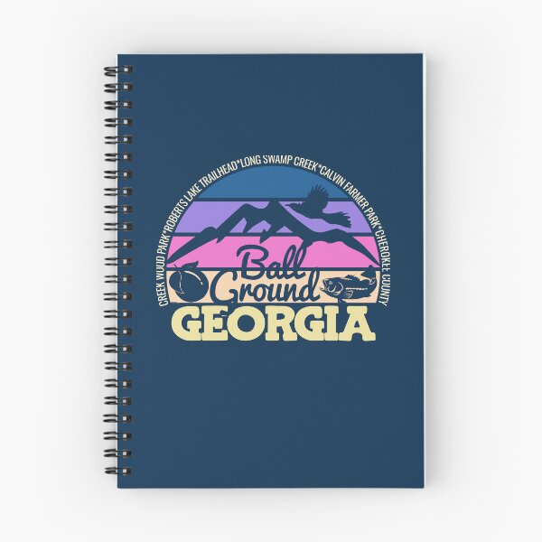 Item preview, Ball Ground Georgia Sunset Retro Vintage Local Pride Logo designed and sold by CRHPOD20.