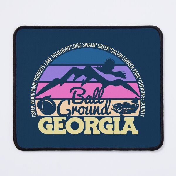 Item preview, Ball Ground Georgia Sunset Retro Vintage Local Pride Logo designed and sold by CRHPOD20.