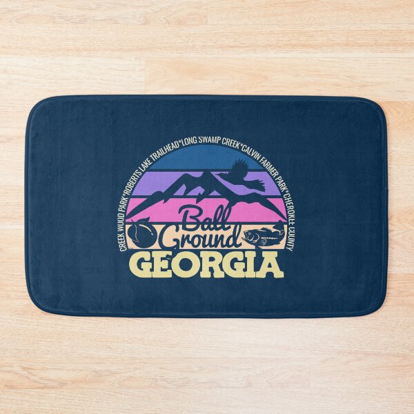 Item preview, Ball Ground Georgia Sunset Retro Vintage Local Pride Logo designed and sold by CRHPOD20.