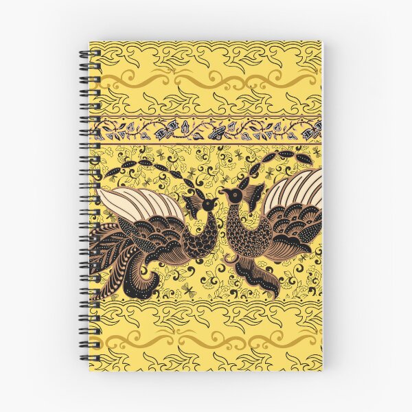 Item preview, Traditional batik Phoenix pattern on golden background  designed and sold by Bindu1909 .
