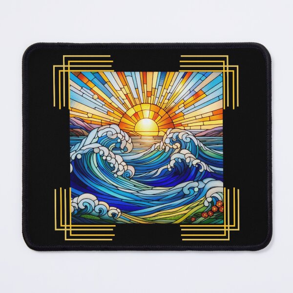 Item preview, Stained Glass North Sea designed and sold by Vast-Designs.