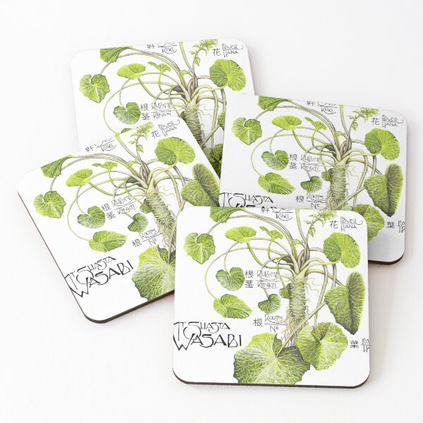Item preview, Wasabi Botanical - Large Black Full Text designed and sold by Shastawasabi.