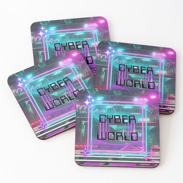 Item preview, "Cyber World" Tech Lovers the future of Cyber Punk Neon Art designed by Neutrino Jem designed and sold by NeutrinoJem.