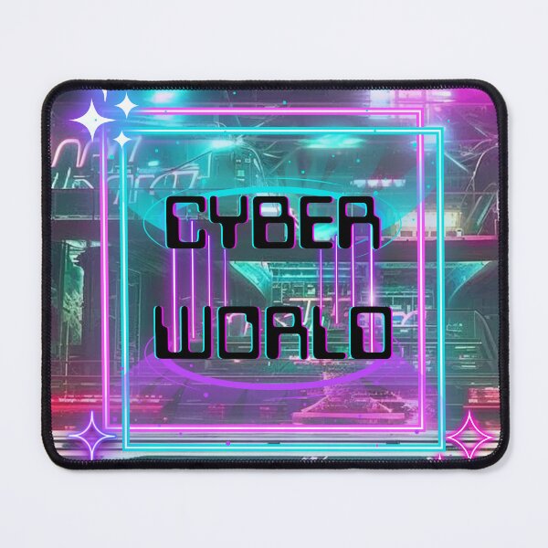 Item preview, "Cyber World" Tech Lovers the future of Cyber Punk Neon Art designed by Neutrino Jem designed and sold by NeutrinoJem.