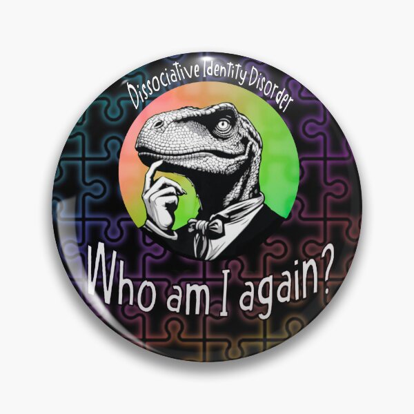 Item preview, Funny Who Am I Dissociative Identity Disorder Philosoraptor  designed and sold by PhyrexiaB.