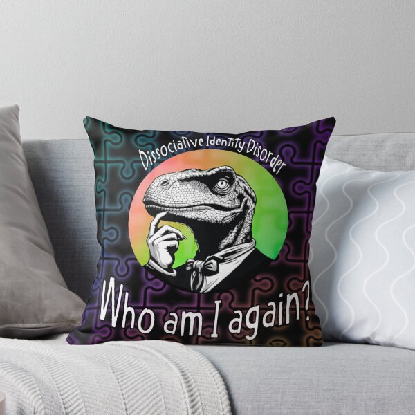 Item preview, Funny Who Am I Dissociative Identity Disorder Philosoraptor  designed and sold by PhyrexiaB.