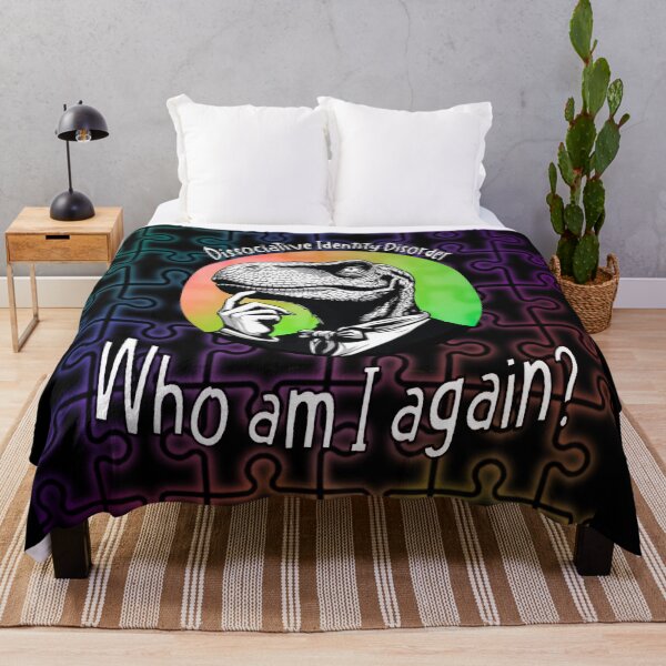 Item preview, Funny Who Am I Dissociative Identity Disorder Philosoraptor  designed and sold by PhyrexiaB.