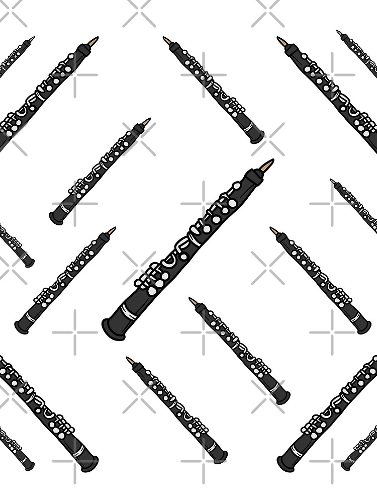 Thumbnail 3 of 3, Scarf, Assorted Oboes Pattern 3 designed and sold by Ric1926.
