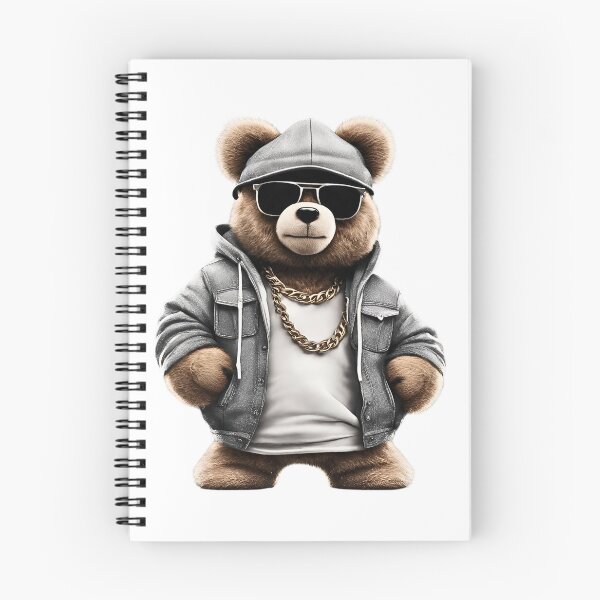 Item preview, Funny Gangsta Rapper Teddy Bear – Hip-Hop Style Plush with Attitude designed and sold by Fredster1966.