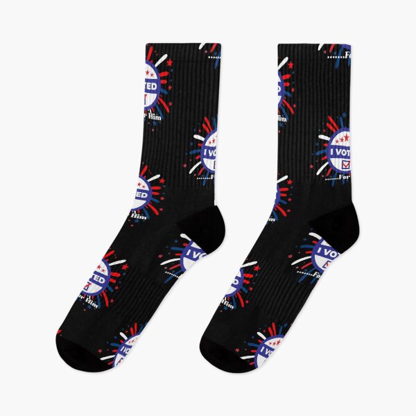 Item preview, I Voted For Him US Flag Patriotic designed and sold by Life Is Beautiful.