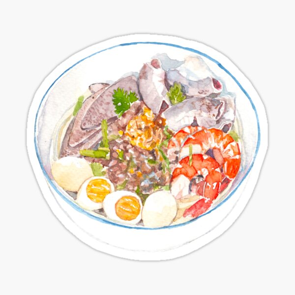 Item preview, Hủ tiếu Nam Vang designed and sold by ZephyrArtVN.